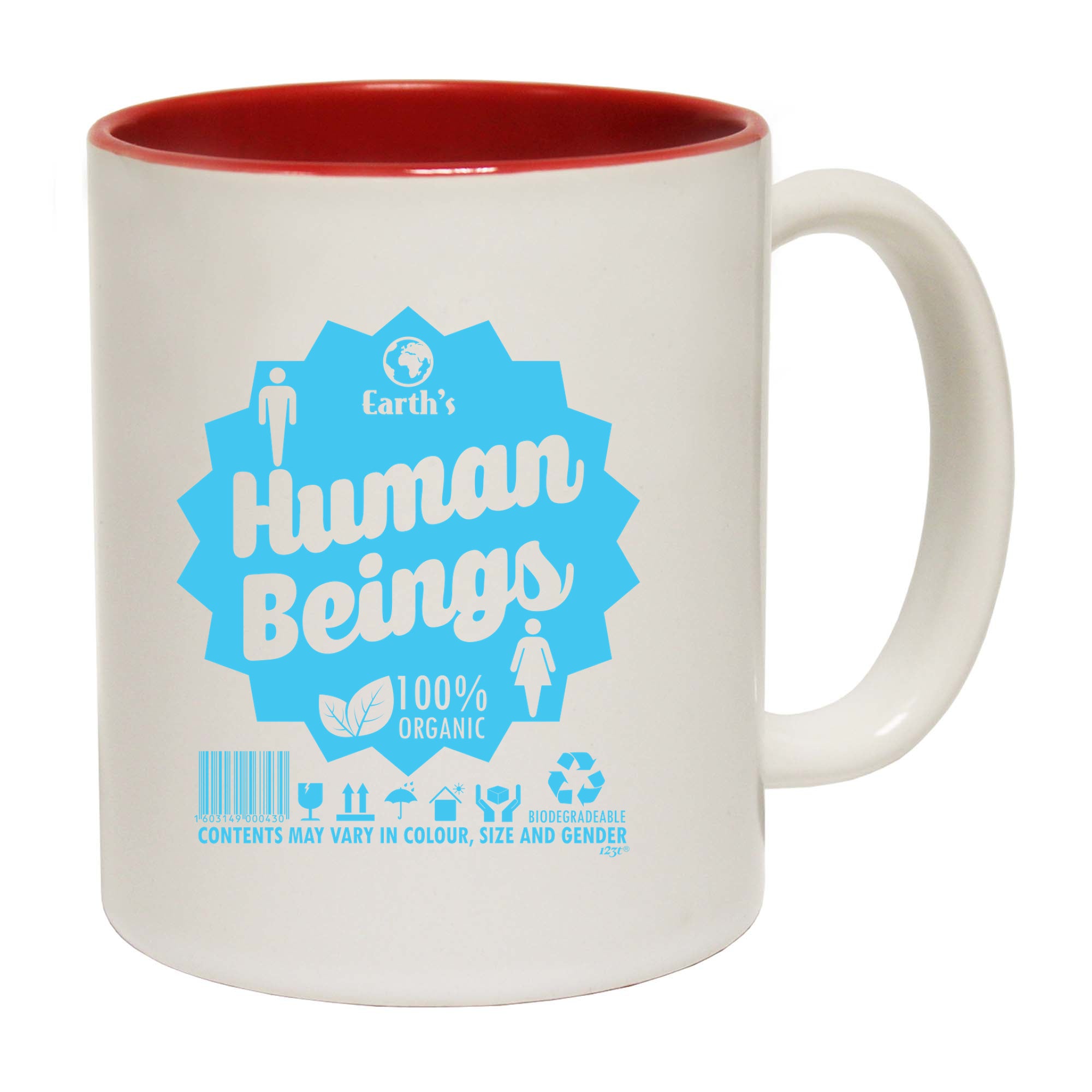 Earths Human Beings - Funny Coffee Mug Cup
