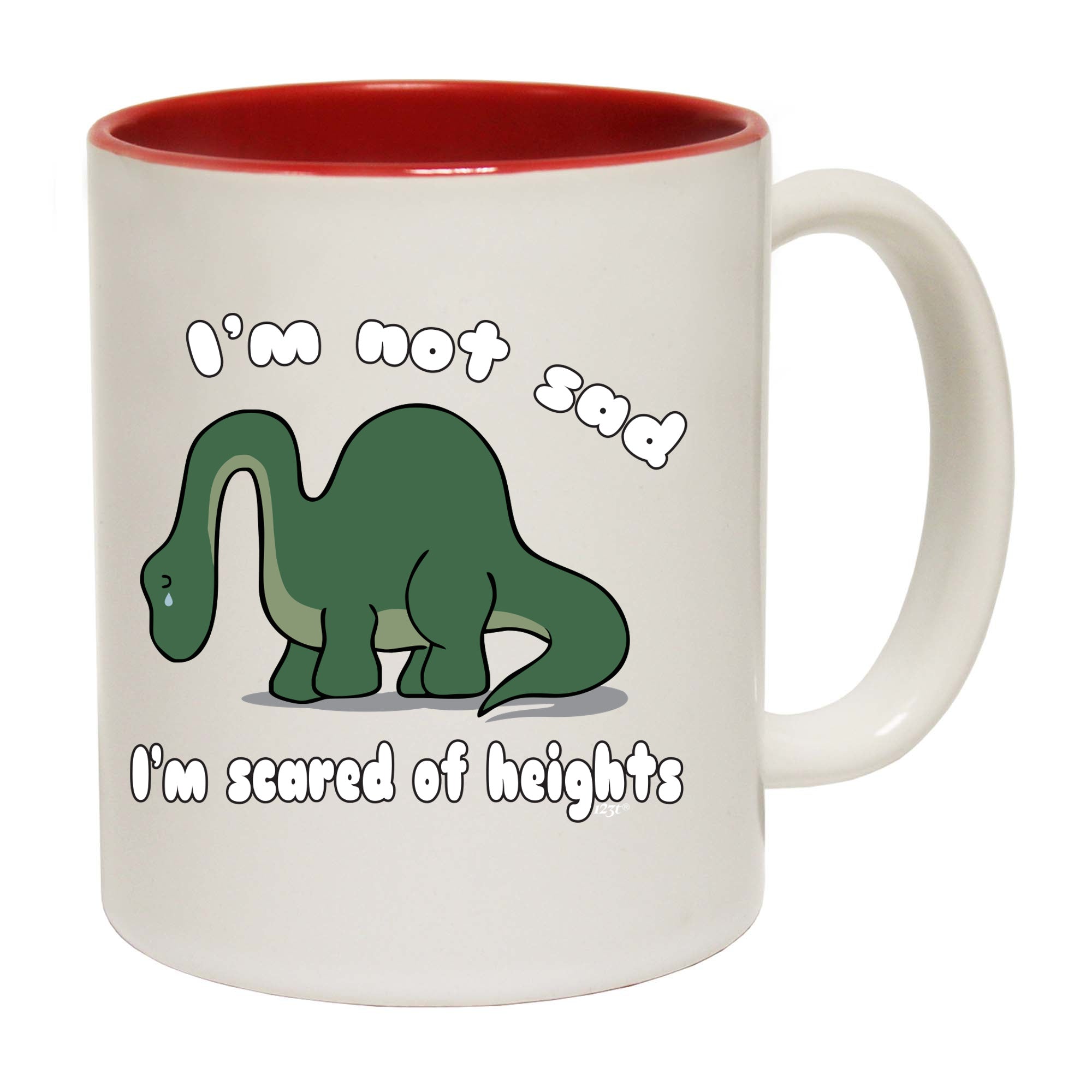 Im Not Sad Im Scared Of Heights - Funny Coffee Mug Cup