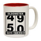Oldometer 49 50 Days - Funny Coffee Mug