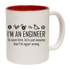 Im An Engineer To Save Time - Funny Coffee Mug Cup