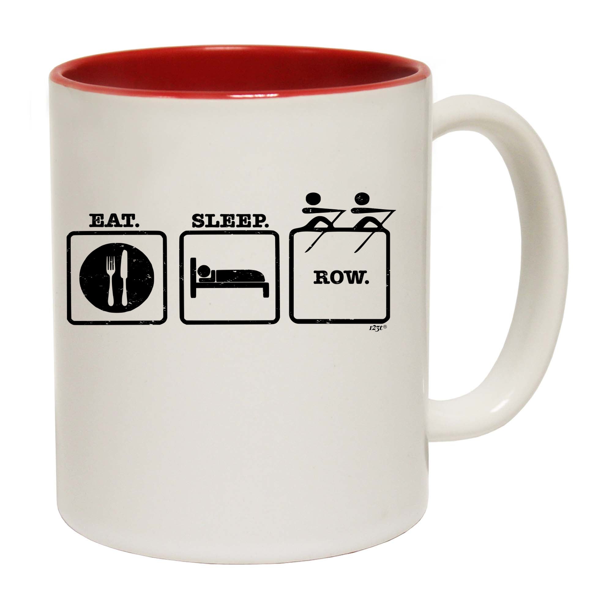 Eat Sleep Row - Funny Coffee Mug Cup
