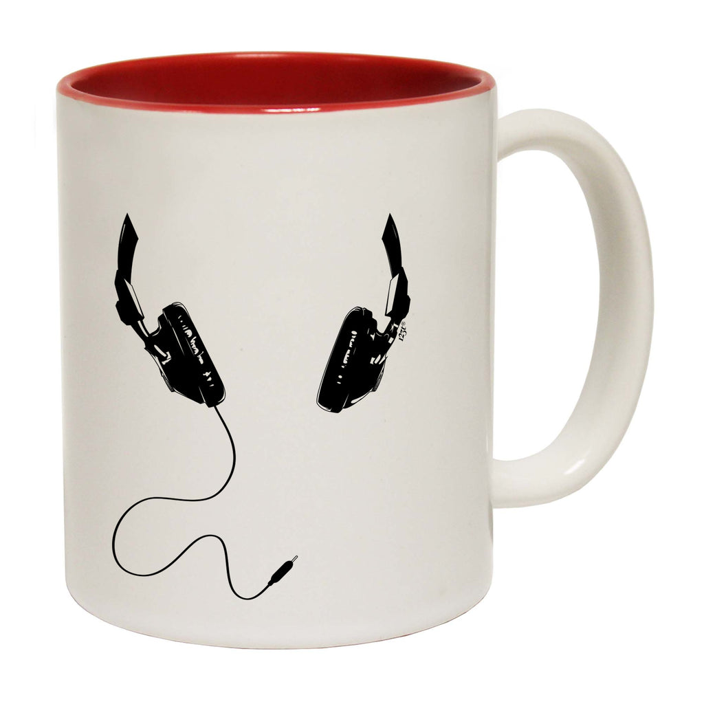 Headphones Around Neck - Funny Coffee Mug Cup