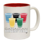 Canadian Drinking Team Glasses - Funny Coffee Mug Cup