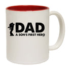 Dad A Sons First Hero - Funny Coffee Mug Cup