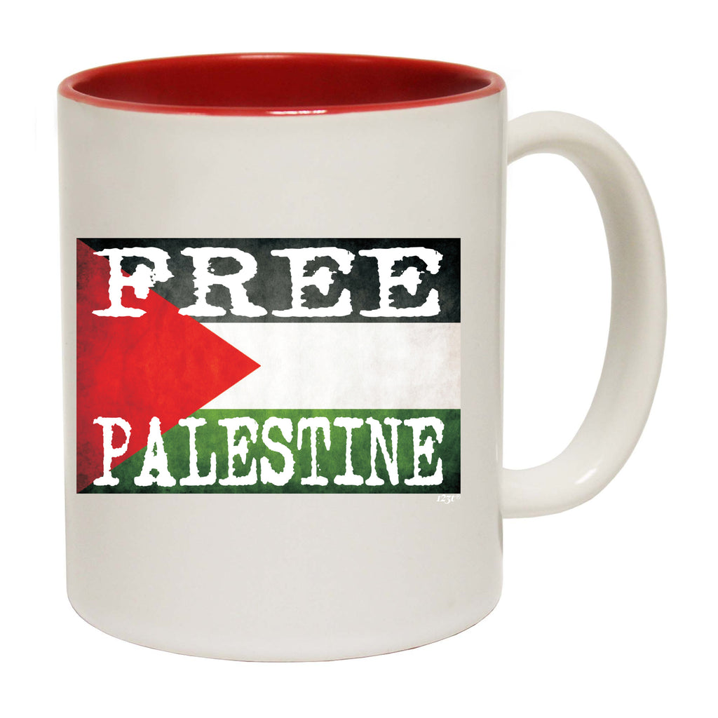 Free Palestine Flag - Funny Coffee Mug Cup