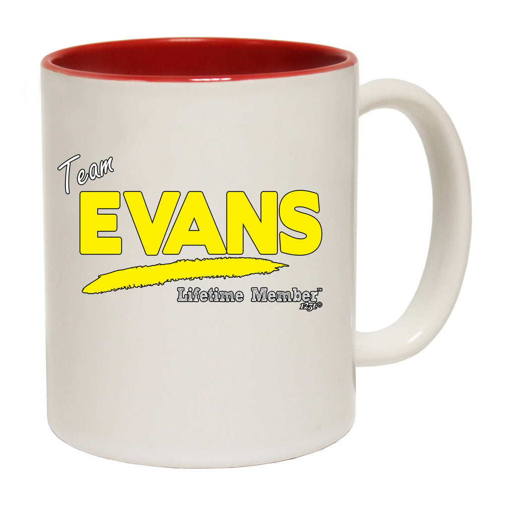 Evans V1 Lifetime Member - Funny Coffee Mug Cup