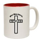 What Would Jesus Do Cross - Funny Coffee Mug