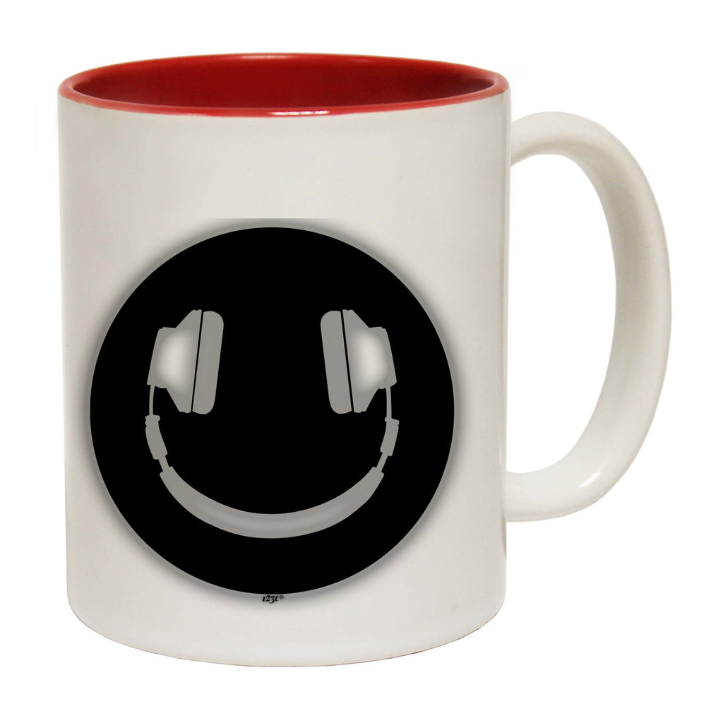 Headphone Smile Glow In The Dark - Funny Coffee Mug Cup