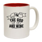 I Am The God Of Tits And Wine - Funny Coffee Mug
