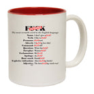 F  K The Most Versatile Word - Funny Coffee Mug Cup