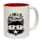 Check Meowt Cat - Funny Coffee Mug Cup