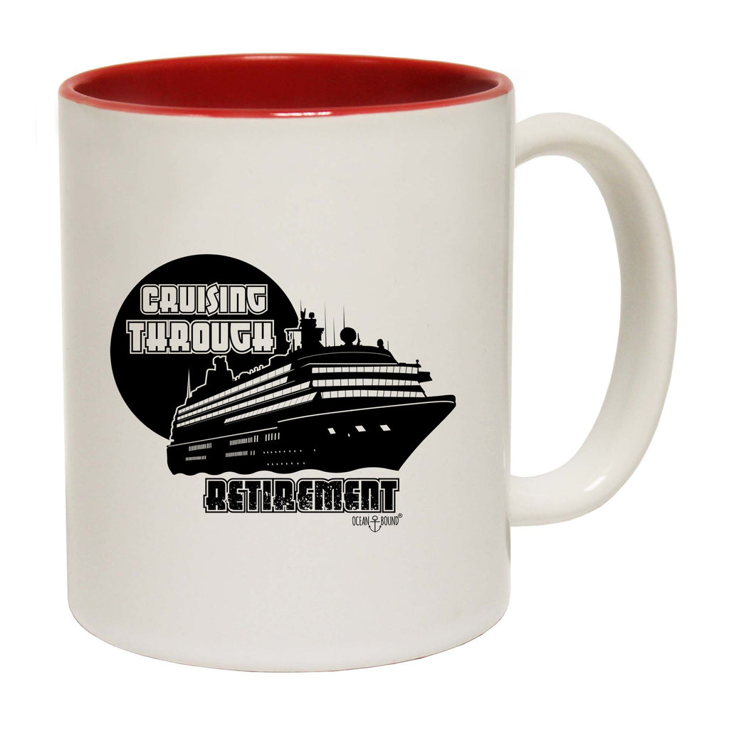 Ob Cruising Through Retirement - Funny Coffee Mug