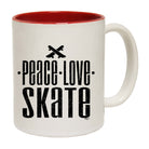 Peace Love Skate - Funny Coffee Mug