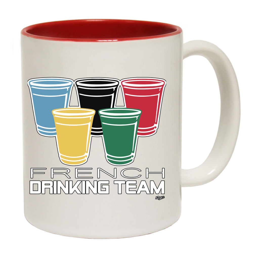 French Drinking Team Glasses - Funny Coffee Mug Cup