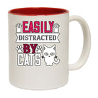 Cats Easily Distracted By Cats - Funny Coffee Mug