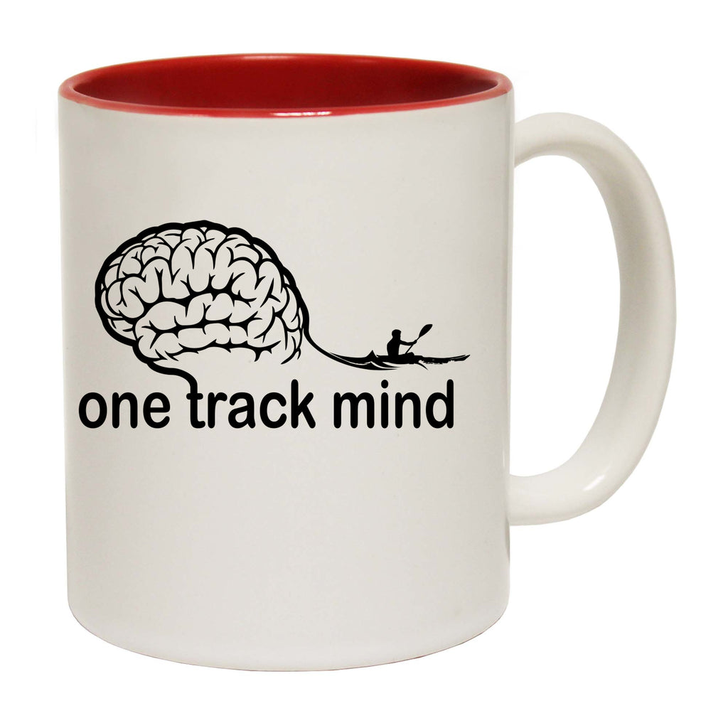 One Track Mind Kyak - Funny Coffee Mug