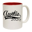 Auntie Since 2020 - Funny Coffee Mug Cup