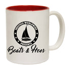 Boats And Hoes Ocean Bound - Funny Coffee Mug Cup