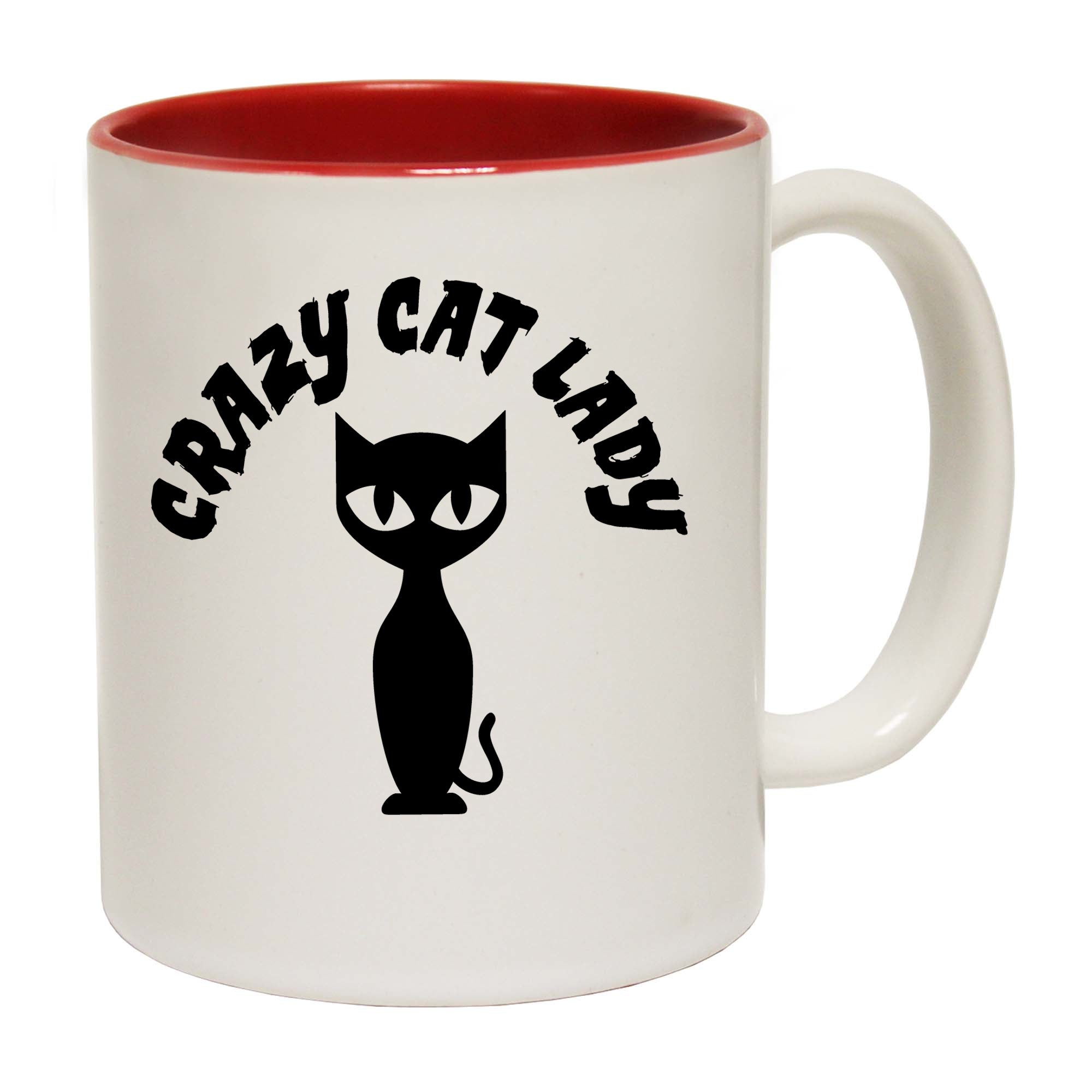 Crazy Cat Lady Black - Funny Coffee Mug