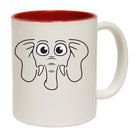 Elephant Animal Face Ani Mates - Funny Coffee Mug Cup