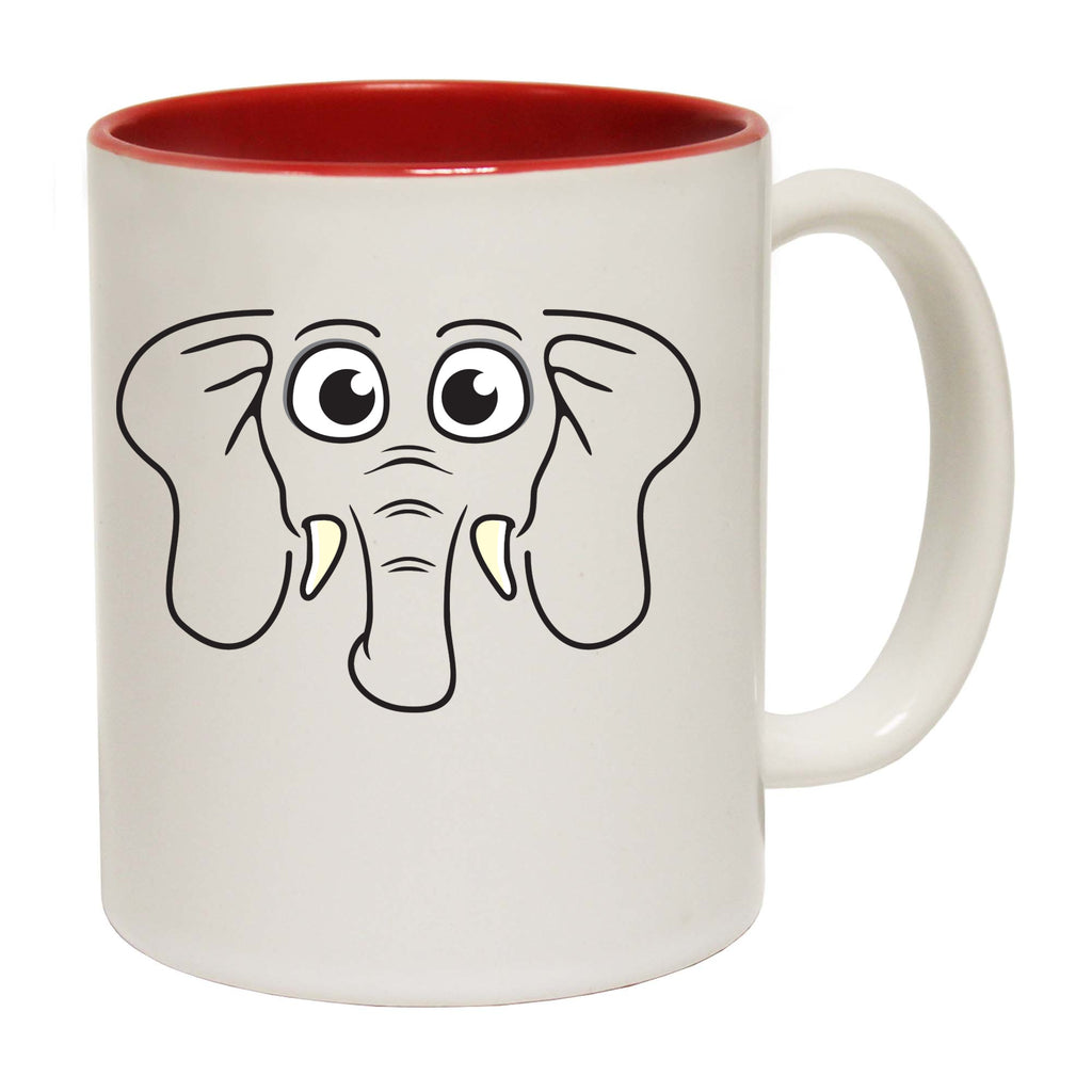 Elephant Animal Face Ani Mates - Funny Coffee Mug Cup