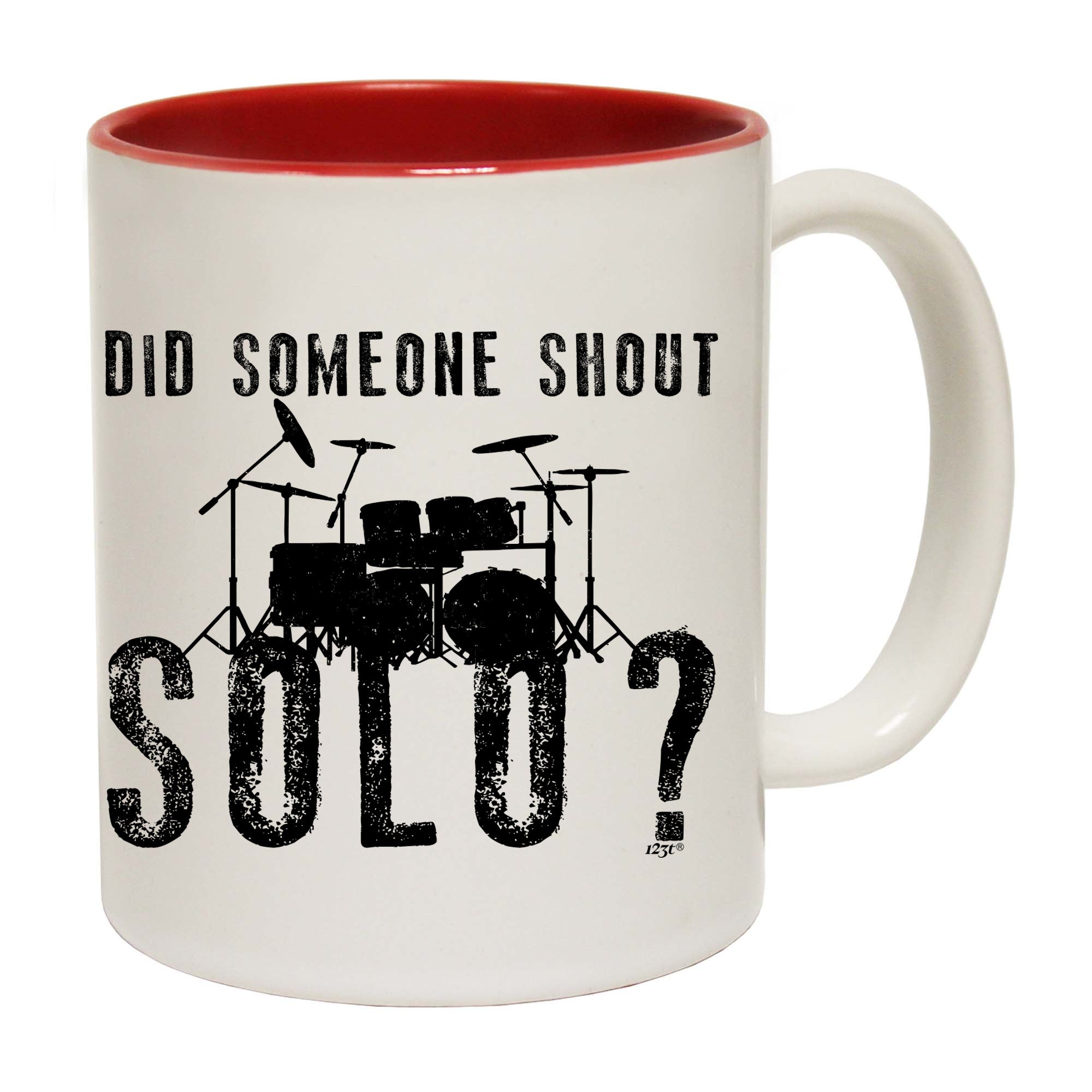 Did Someon Shout Solo Drums Drummer - Funny Coffee Mug Cup