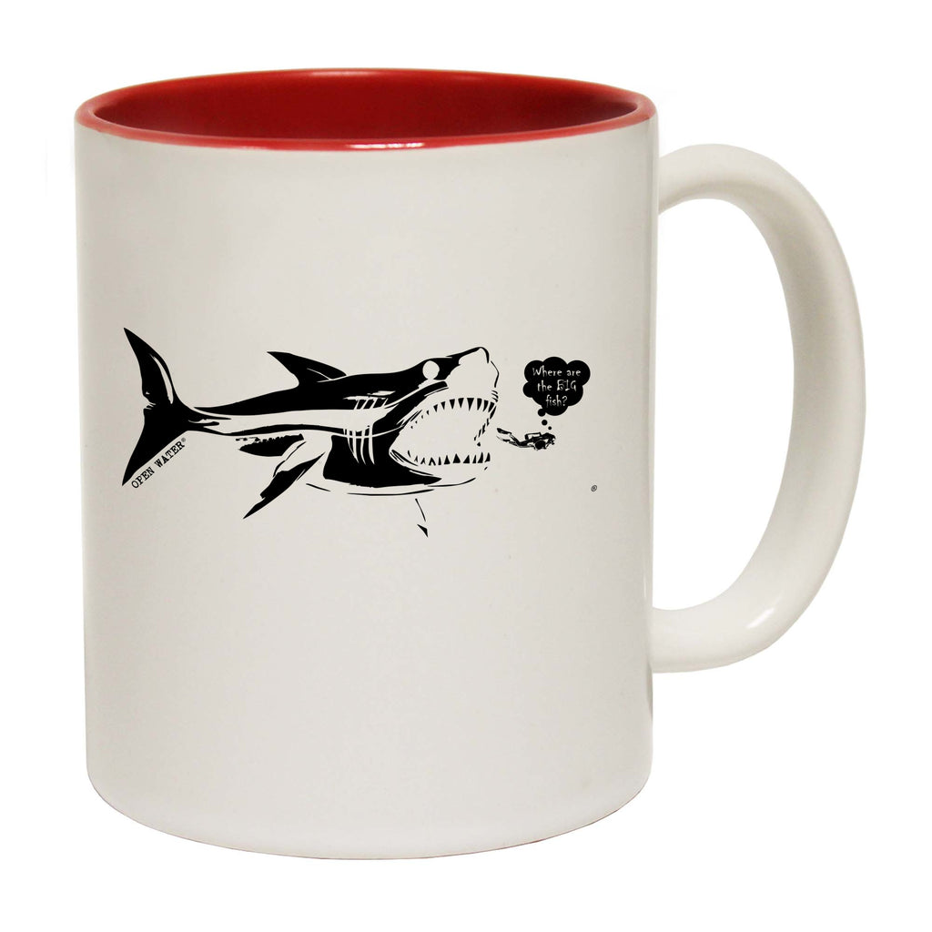 Ow Where Are The Big Fish - Funny Coffee Mug