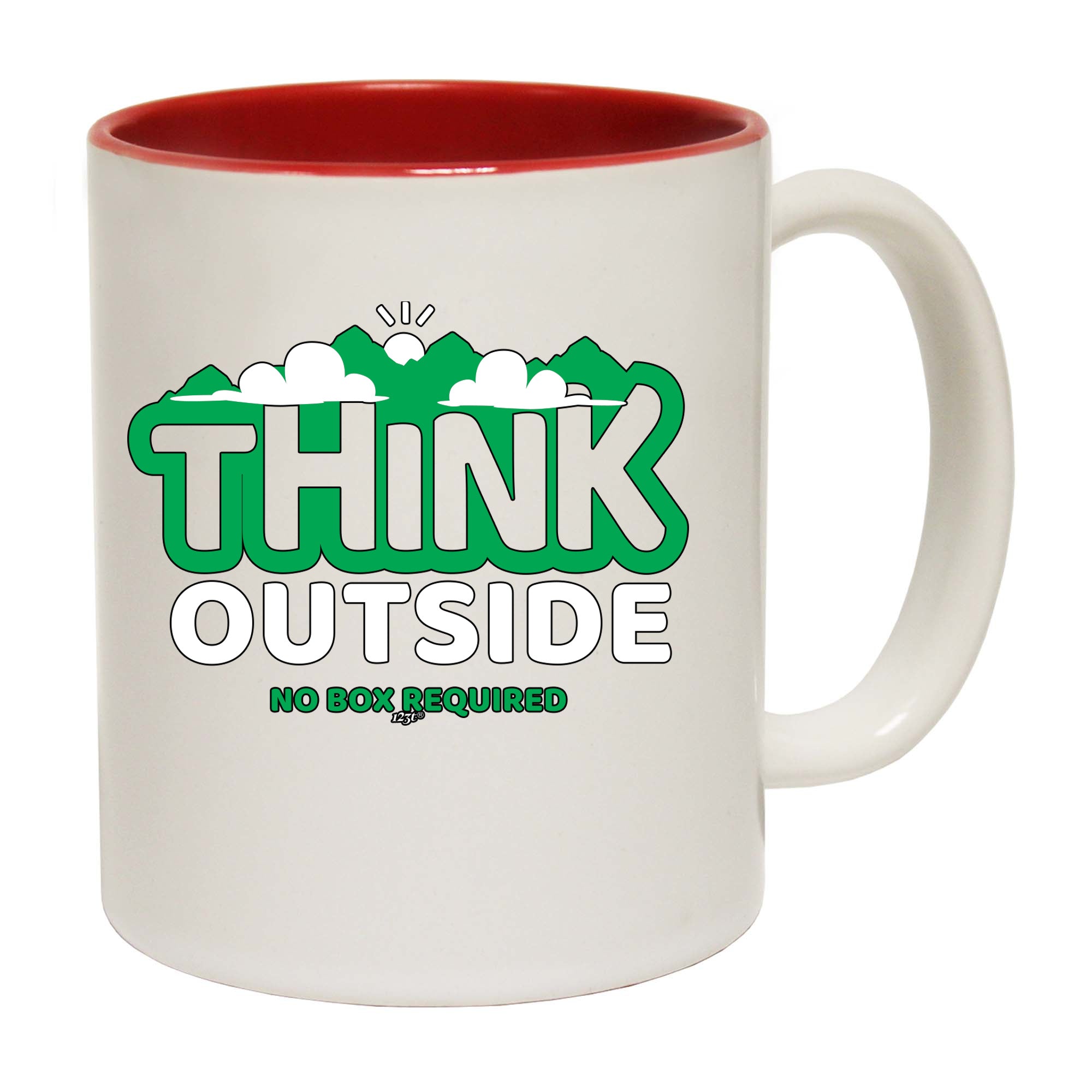 Think Outside No Box Required - Funny Coffee Mug