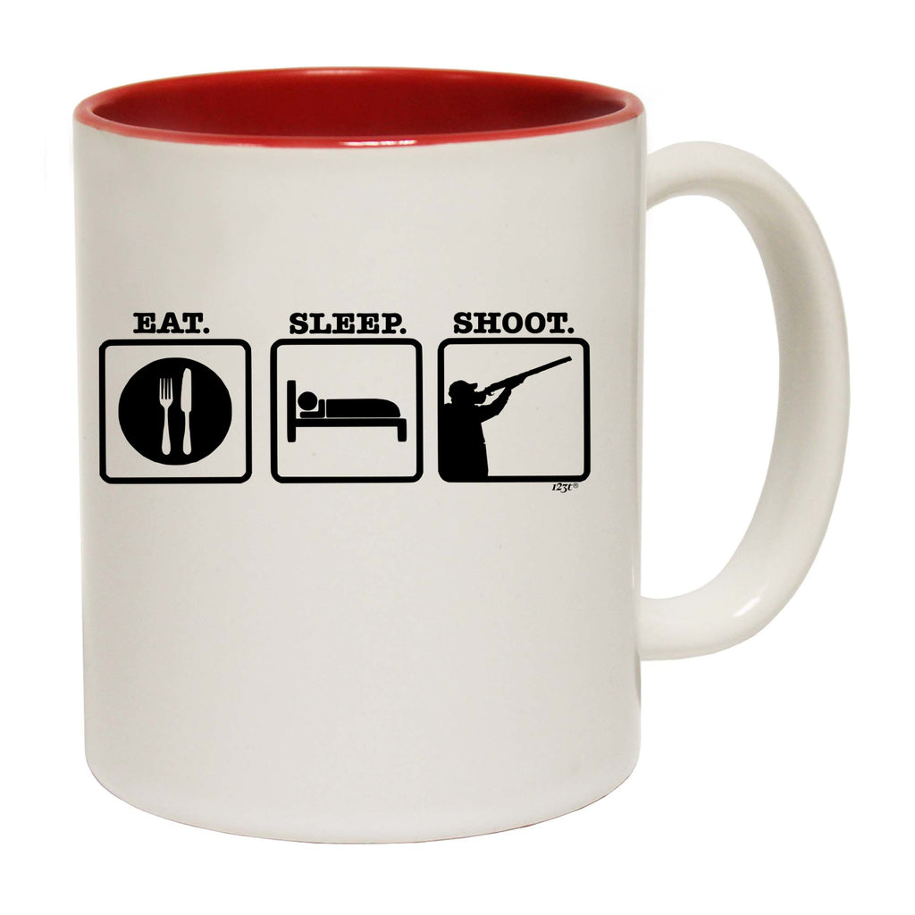 Eat Sleep Shoot - Funny Coffee Mug Cup