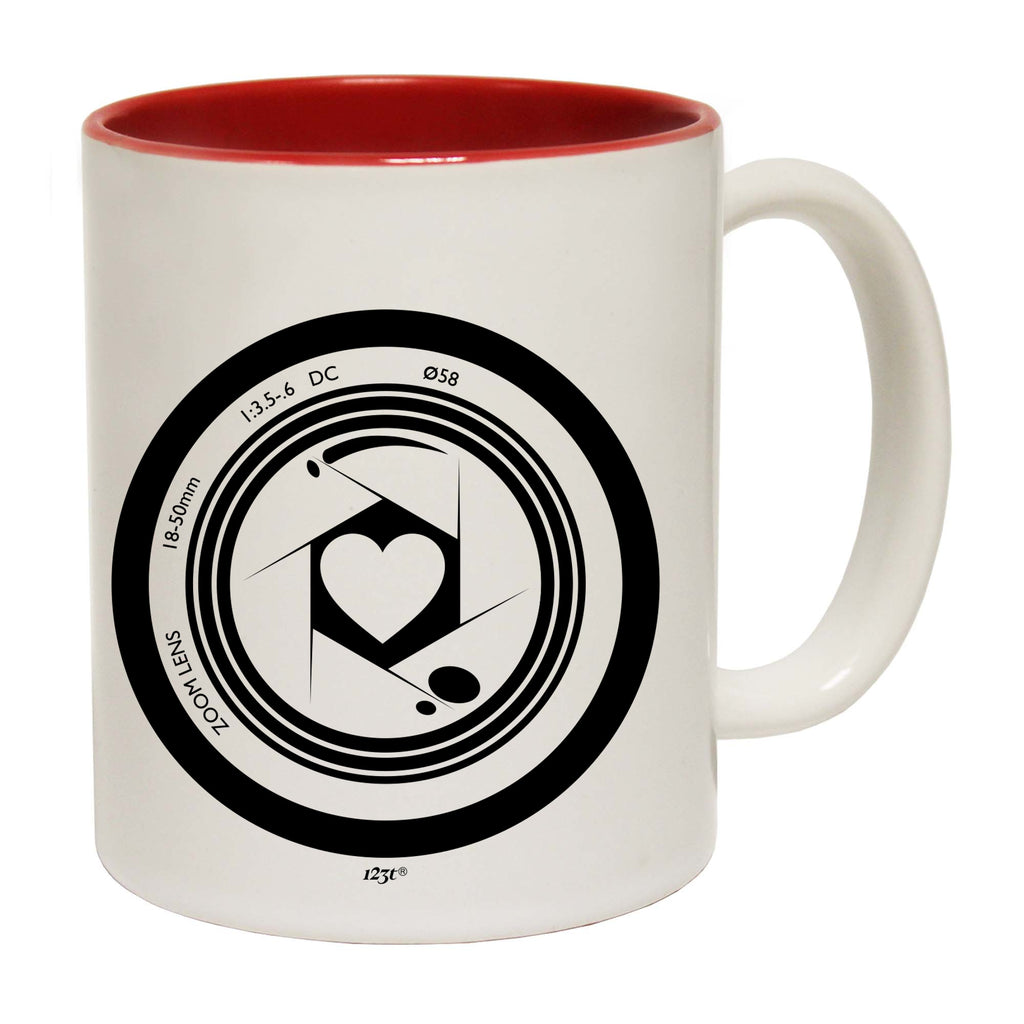 Camera Heart - Funny Coffee Mug Cup