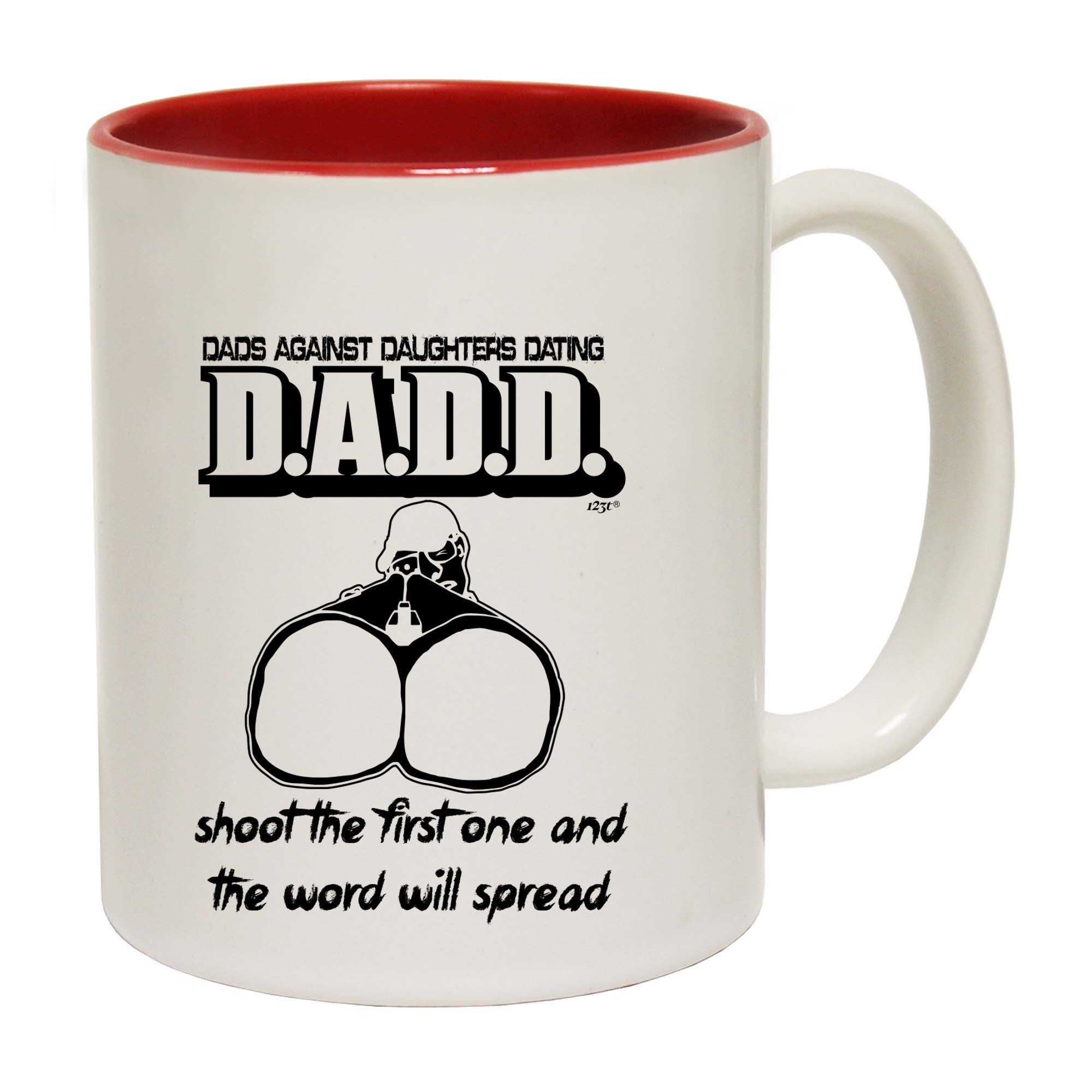 Dad Against Daughters Dating - Funny Coffee Mug Cup