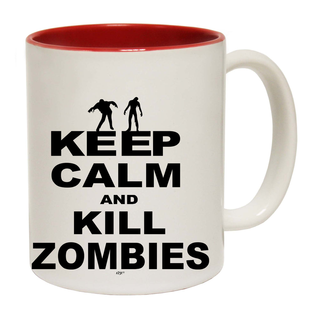 Keep Calm And Kill Zombies - Funny Coffee Mug