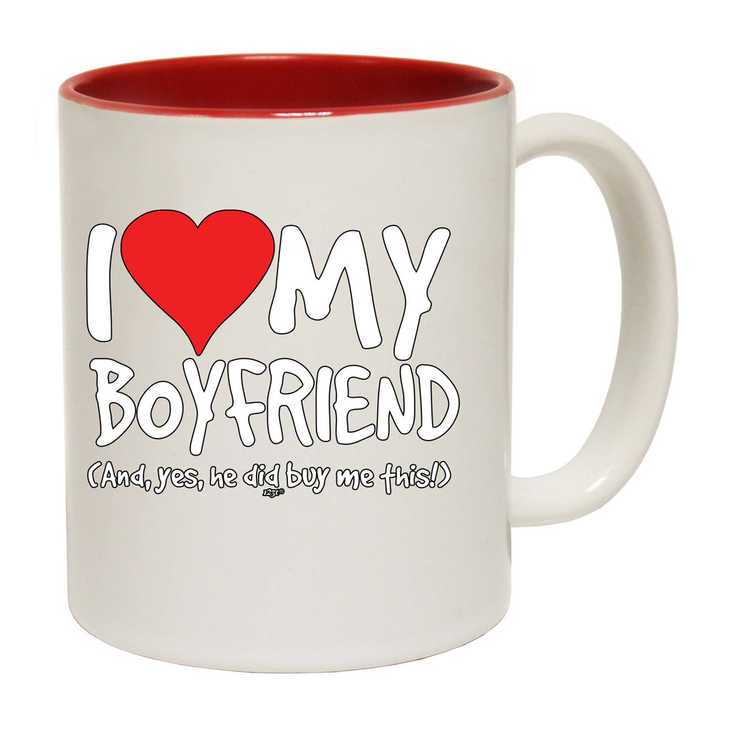 Love My Boyfriend And Yes - Funny Coffee Mug