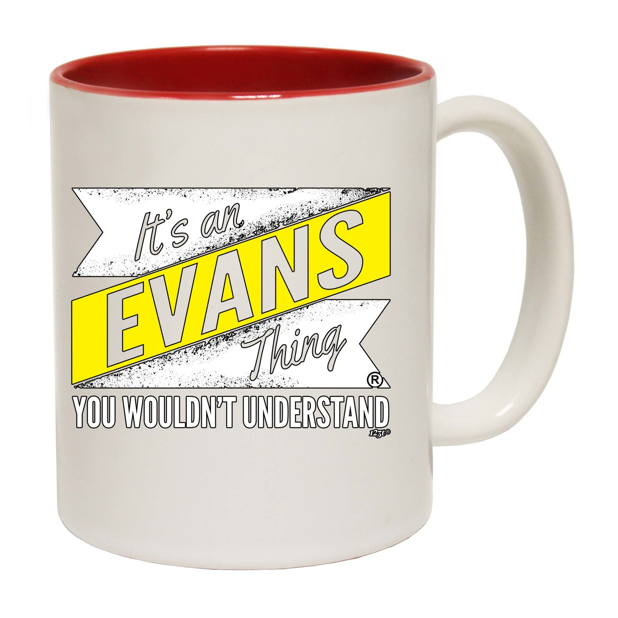 Evans V2 Surname Thing - Funny Coffee Mug Cup