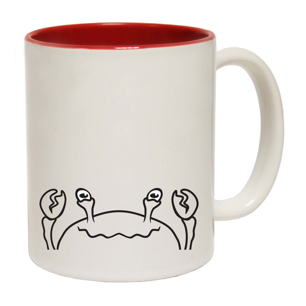 Crab Animal Face Ani Mates - Funny Coffee Mug Cup