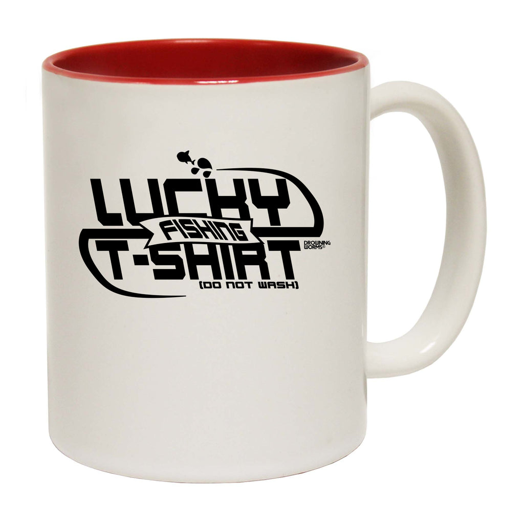 Dw Lucky Fishing Tshirt - Funny Coffee Mug