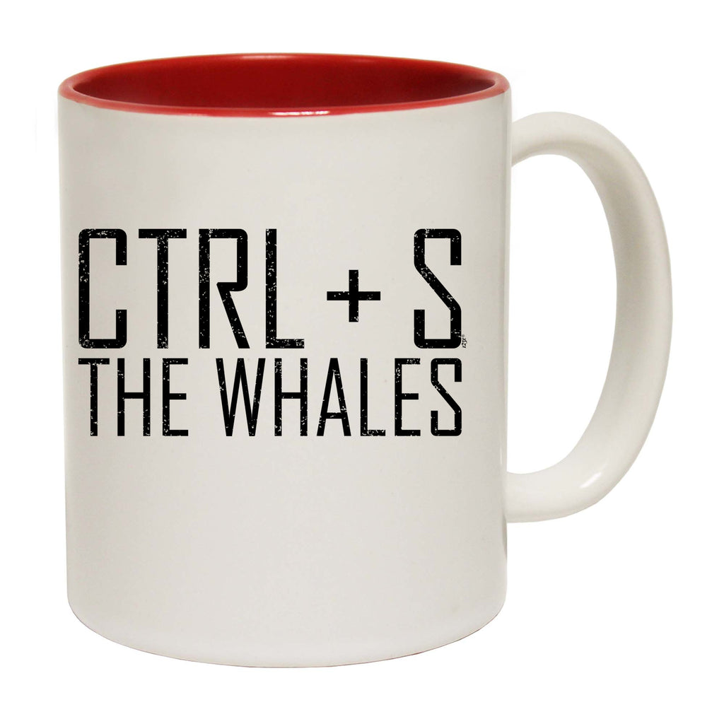 Ctrl S Save The Whales - Funny Coffee Mug Cup