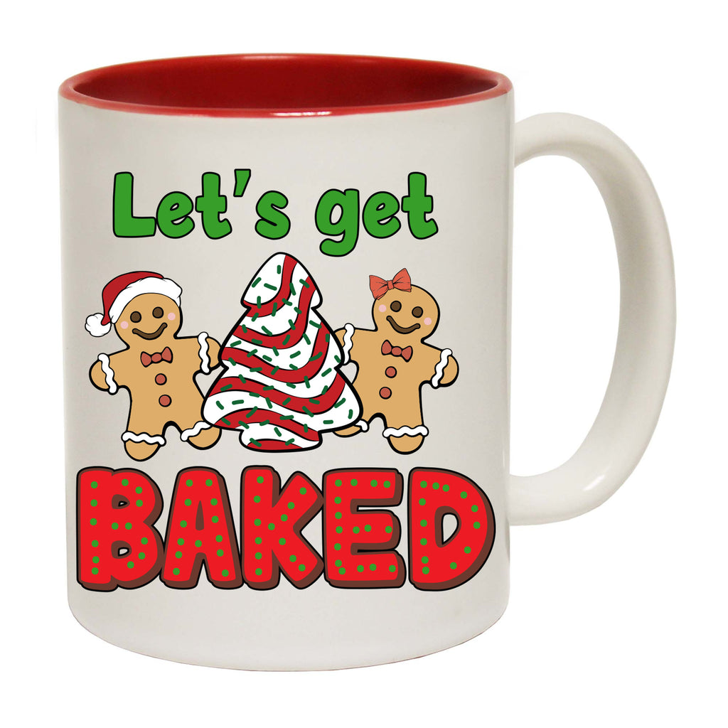 Christmas Lets Go Get Baked - Funny Coffee Mug