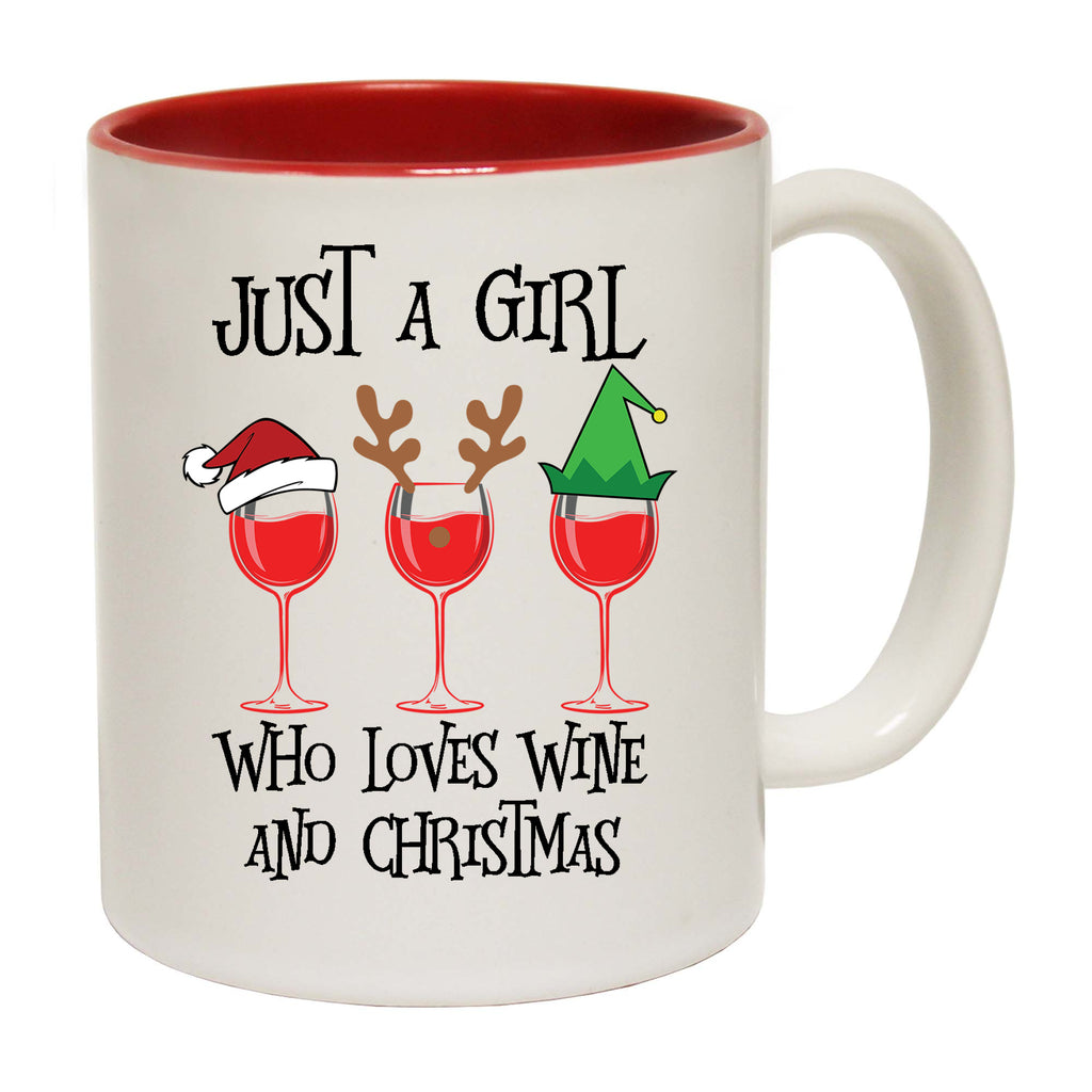 Just A Girl Who Loves Wind And Christmas - Funny Coffee Mug