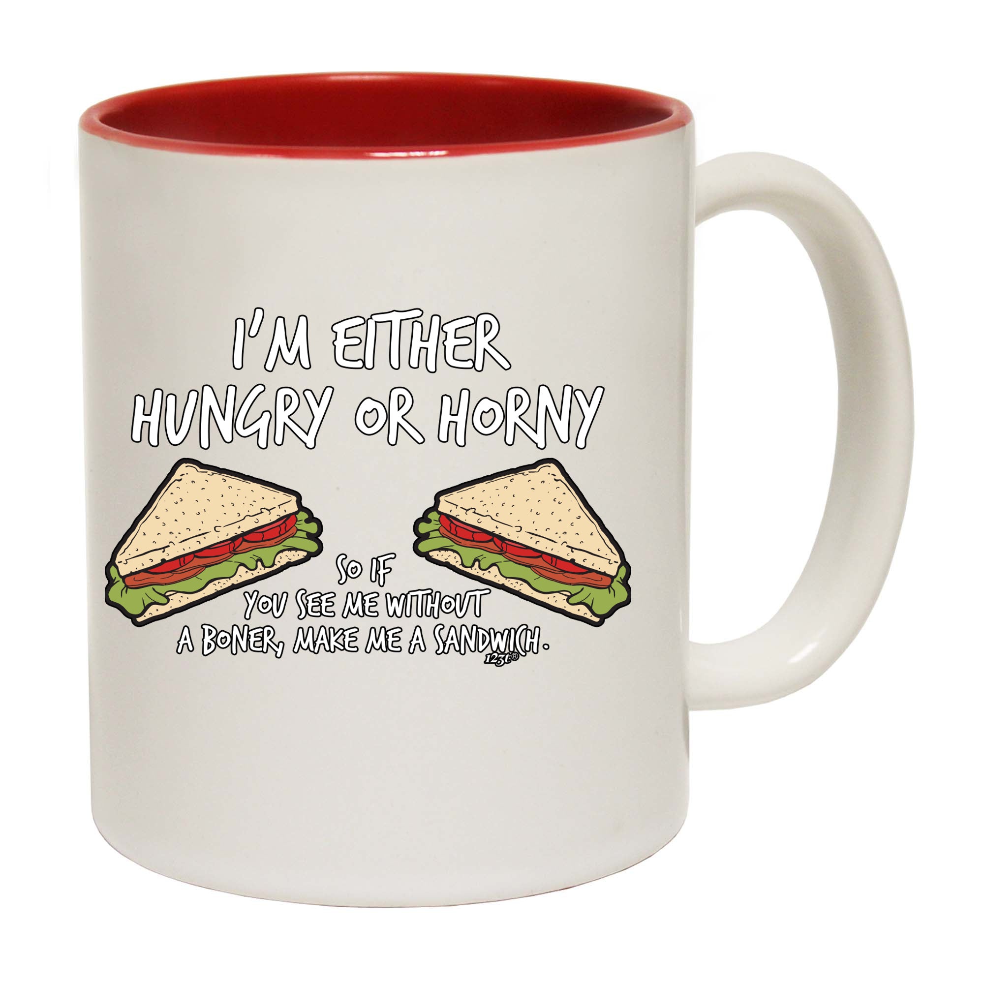 Im Either Hungry Or Horny - Funny Coffee Mug Cup