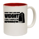 Every Time Lose Some Weight Refrigerator - Funny Coffee Mug Cup