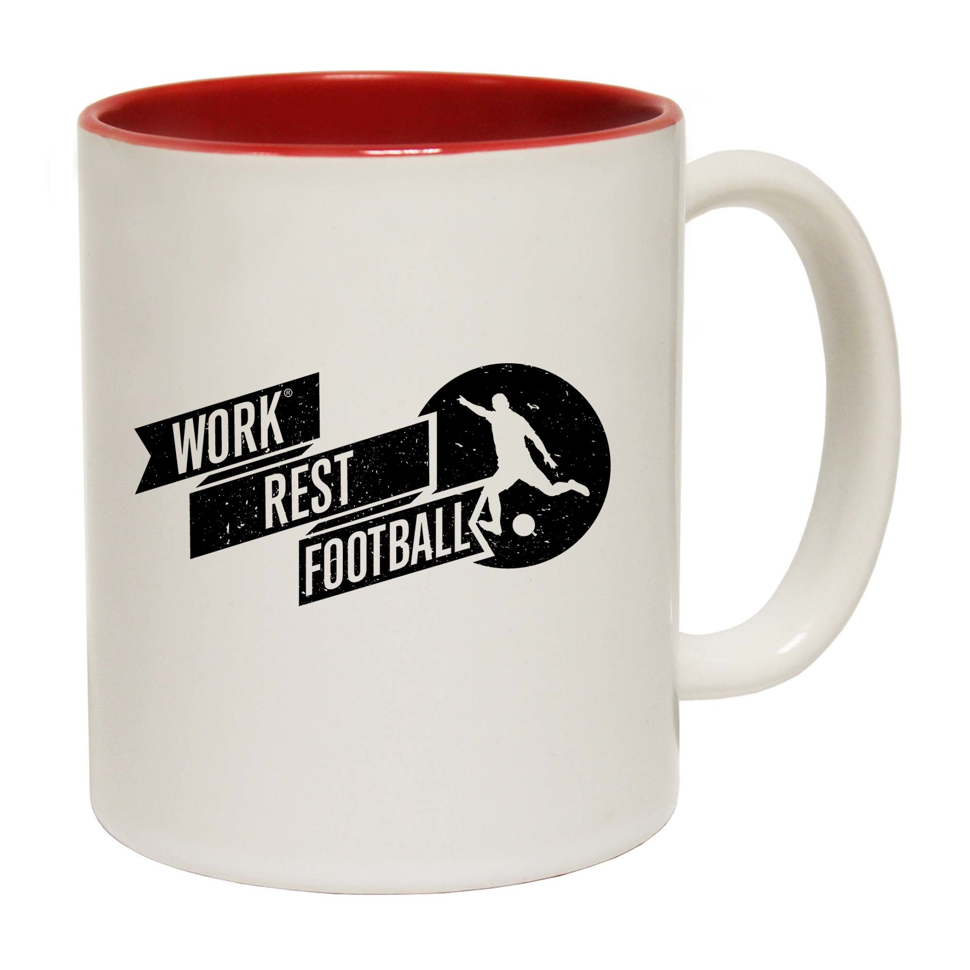 Work Rest Football - Funny Coffee Mug