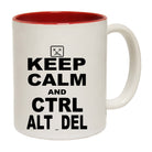 Keep Calm And Ctrl Alt Del - Funny Coffee Mug