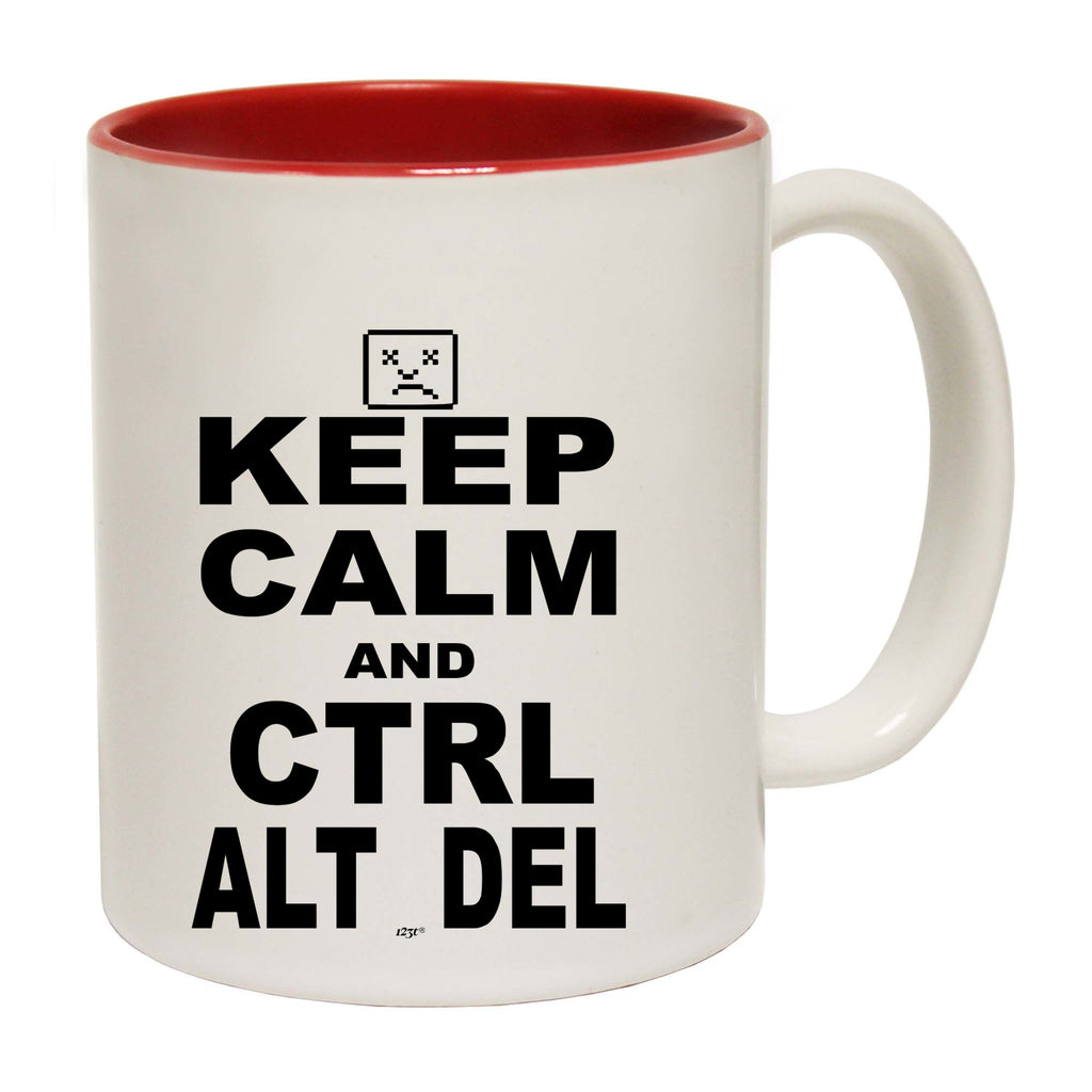 Keep Calm And Ctrl Alt Del - Funny Coffee Mug