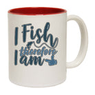 I Fish Therefore I Am - Funny Coffee Mug