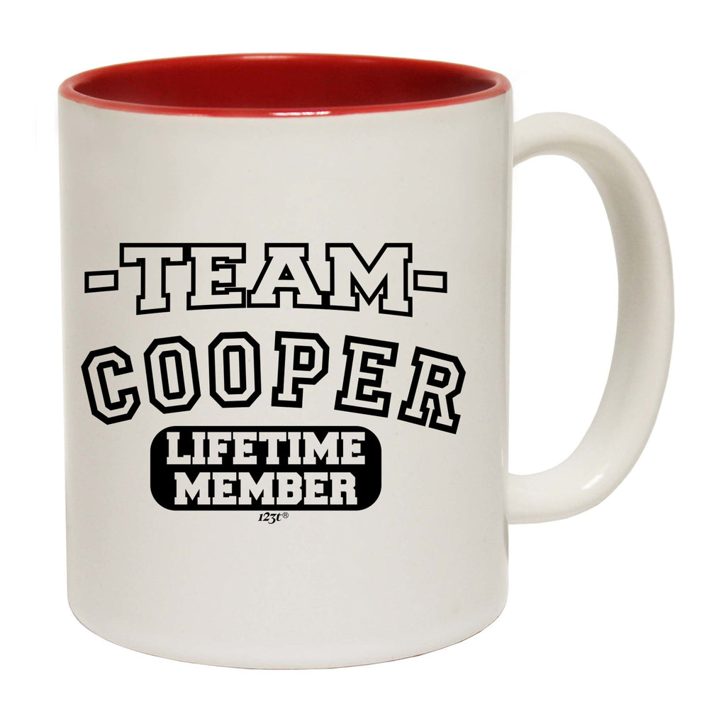 Cooper V2 Team Lifetime Member - Funny Coffee Mug Cup