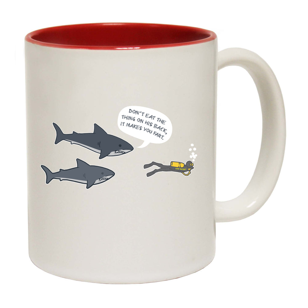 Ow Dont Eat The Thing Back - Funny Coffee Mug