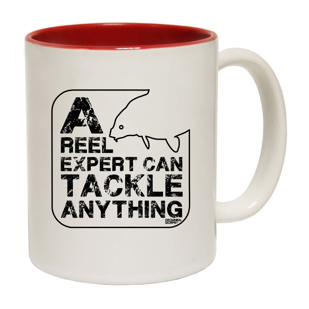 Dw A Reel Expert Can Tackle Anything - Funny Coffee Mug
