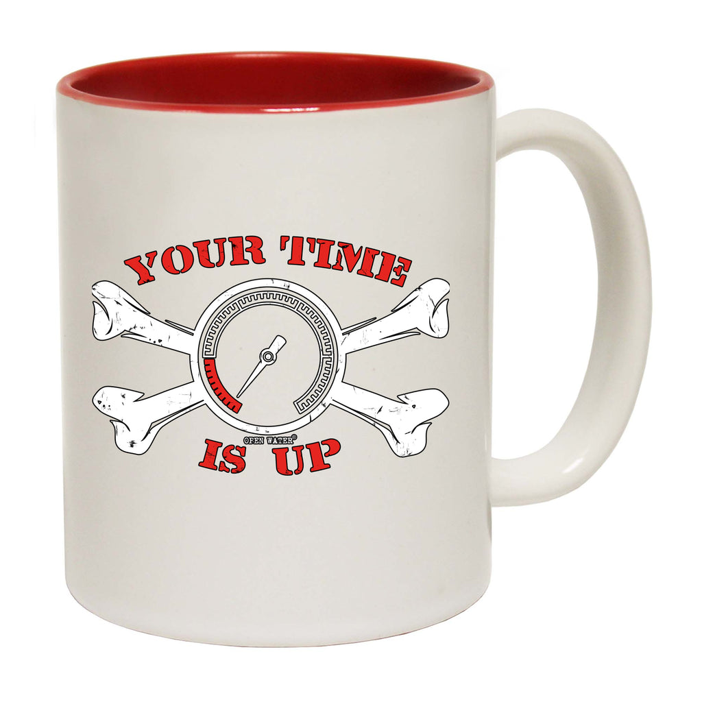 Ow Your Time Is Up - Funny Coffee Mug