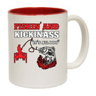 Fishin And Kickin Ass Its All I Do - Funny Coffee Mug